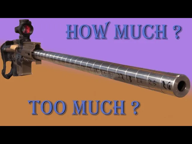 how much barrel is too much barrel (45 carbine